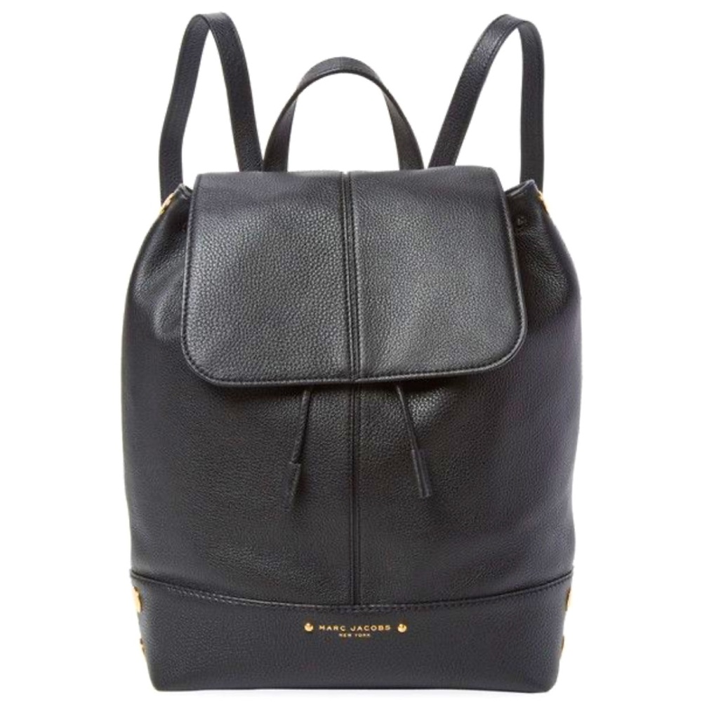 Marc Jacobs Pebble Leather Black Backpack great condition